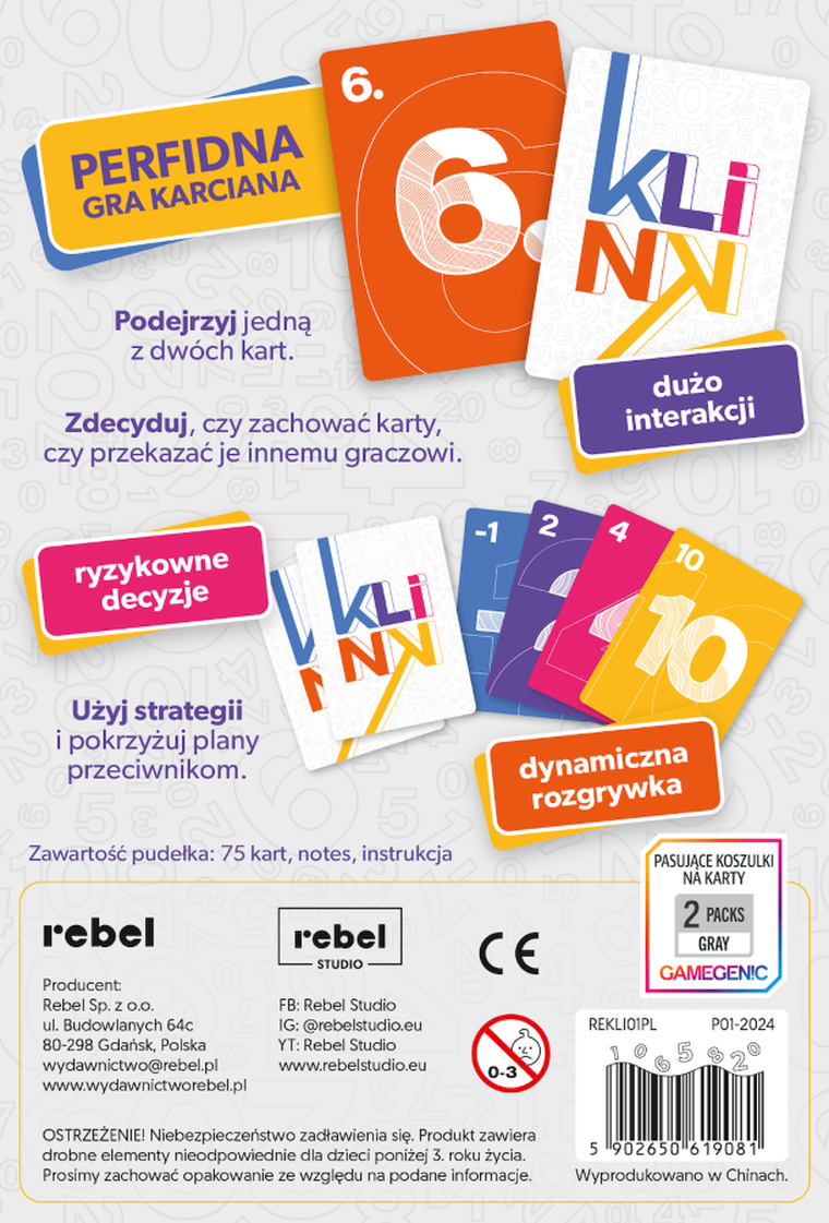Rebel, Klink, gra logiczna