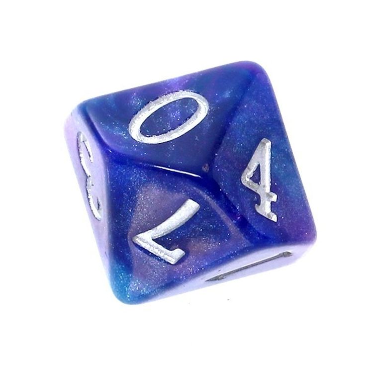 Rebel, komplet kości, akrylowe, Zmierzch