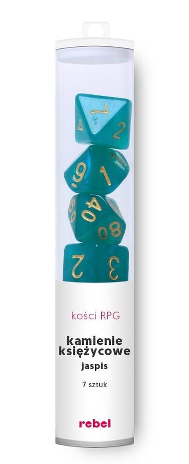 Rebel, Komplet kości, Kamienie Księżycowe, Jaspis