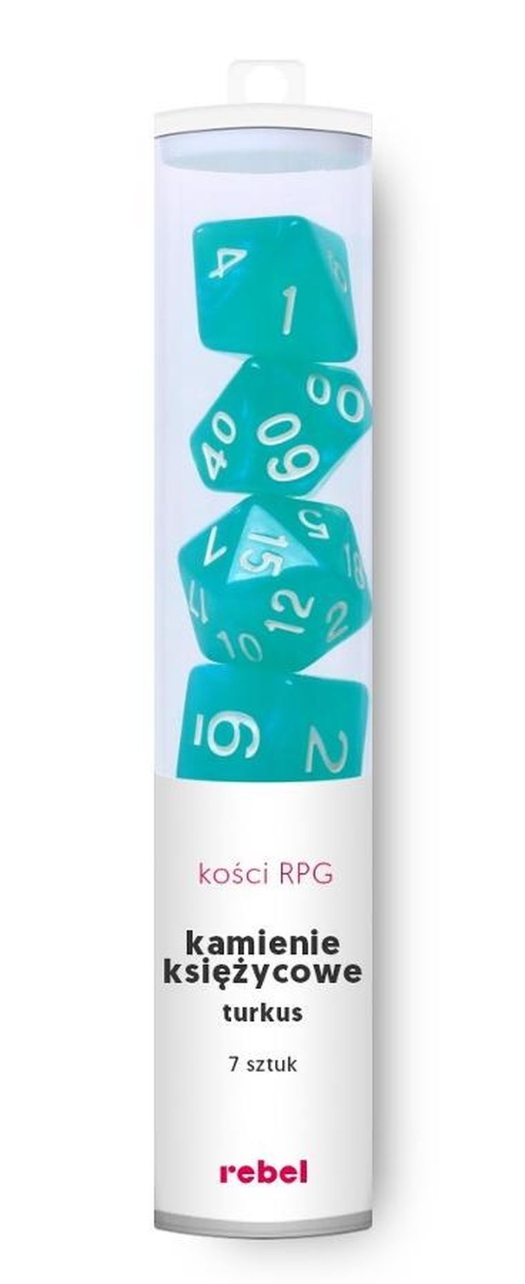 Rebel, Komplet kości, Kamienie Księżycowe, Turkus