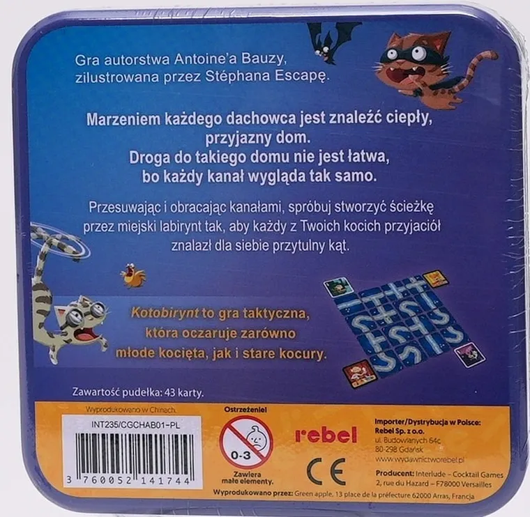 Rebel, Kotobirynt, gra familijna