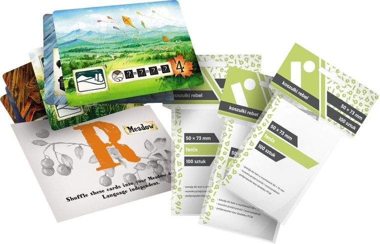 Rebel, Łąka: Koszulki z zestawem kart, dodatek do gry