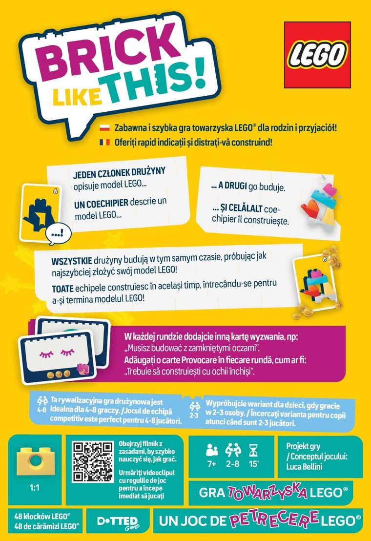 Rebel, LEGO, Brick Like This, gra towarzyska