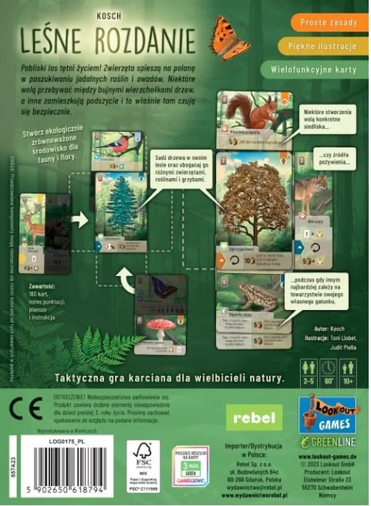 Rebel, Leśne rozdanie, gra strategiczna