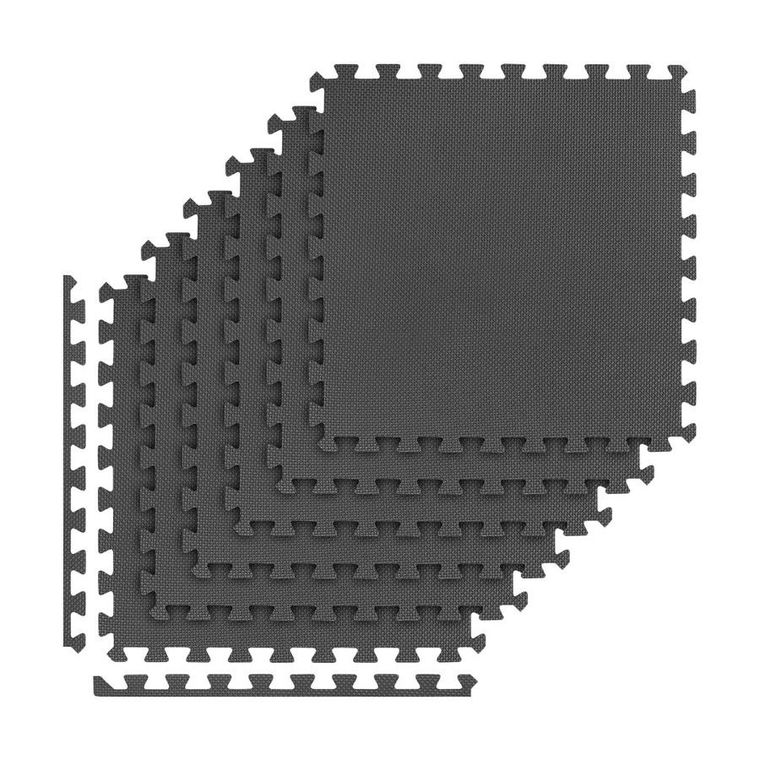 Rebel, mata pod sprzęt i na siłownię, puzzle 6 szt., 120-180 cm, RBA-3153