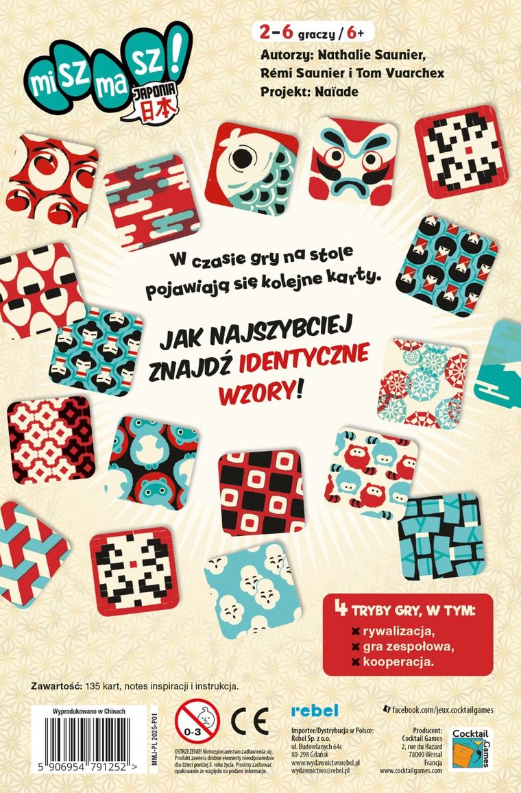 Rebel, Miszmasz! Japonia, gra karciana