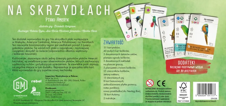 Rebel, Na skrzydłach: Ptaki Ameryk, dodatek do gry