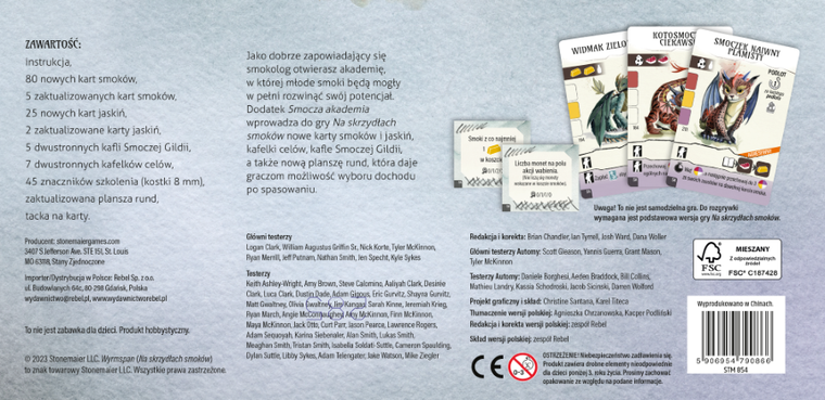 Rebel, Na skrzydłach smoków: Smocza Akademia, dodatek do gry