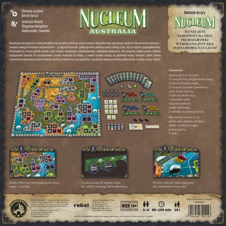 Rebel, Nucleum: Australia, dodatek do gry