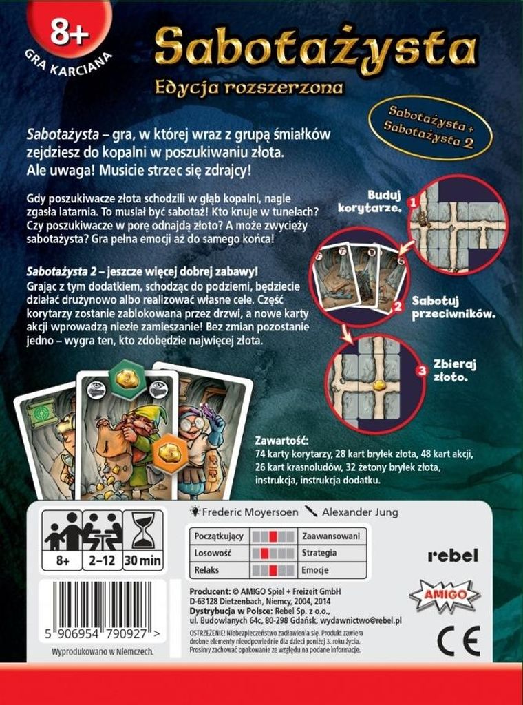 Rebel, Sabotażysta, Edycja rozszerzona, gra karciana