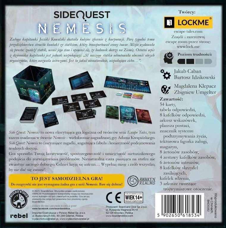 Rebel, SideQuest: Nemesis, gra strategiczna