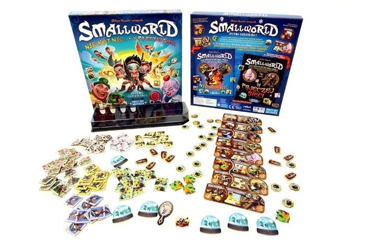 Rebel, Small World, Zestaw dodatków 1, Nie bój nic + W pajęczej sieci, gra strategiczna