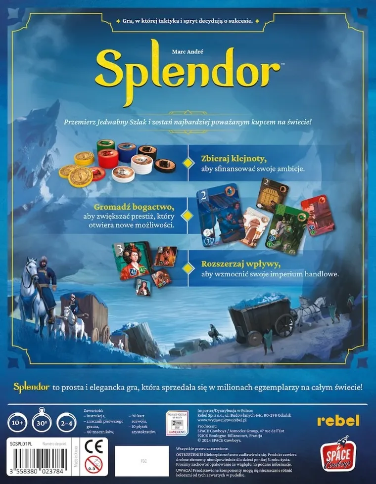 Rebel, Splendor, gra karciana