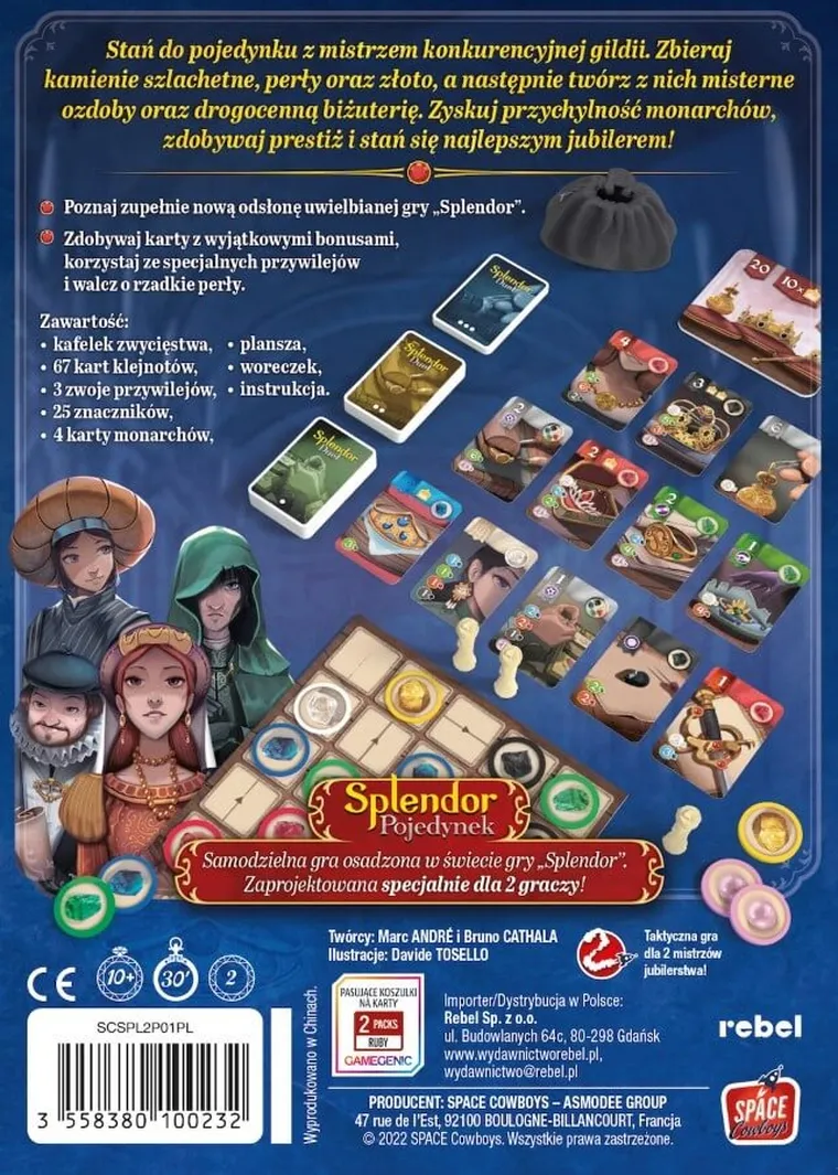 Rebel, Splendor: Pojedynek, gra karciana