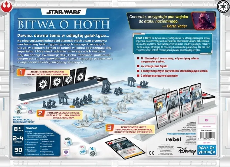 Rebel, Star Wars: Bitwa o Hoth, gra strategiczna