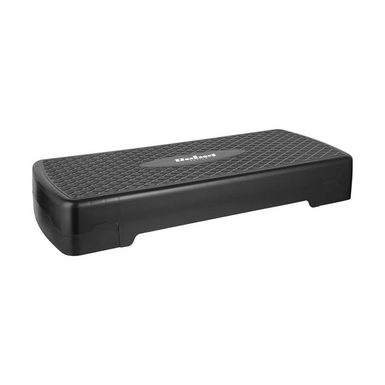 Rebel, step do aerobiku i ćwiczeń fitness, 2 stopnie, czarny, 68 cm, RBA-3228-BK