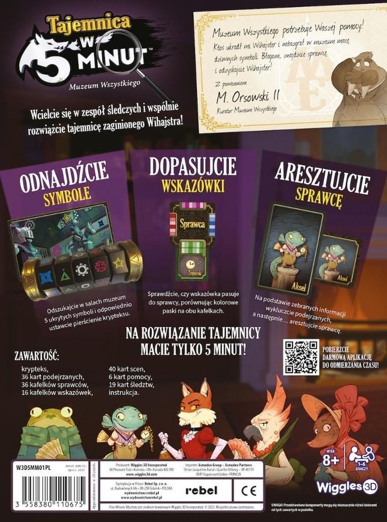 Rebel, Tajemnica w 5 minut, gra kooperacyjna