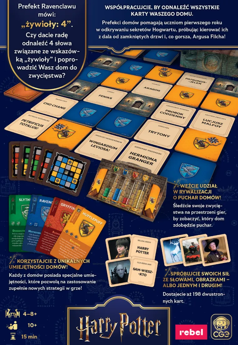 Rebel, Tajniacy: Powrót do Hogwartu, gra towarzyska