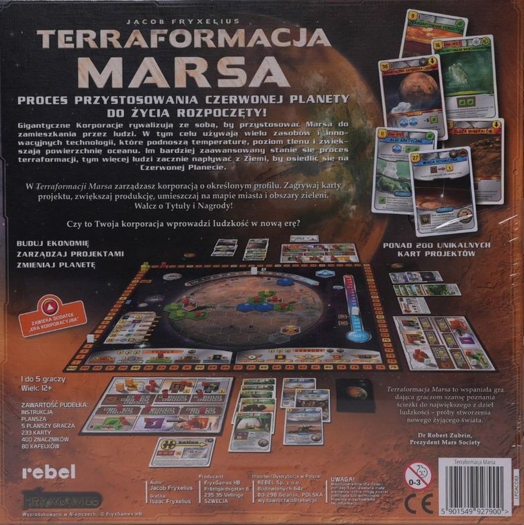 Rebel, Terraformacja Marsa, gra strategiczna