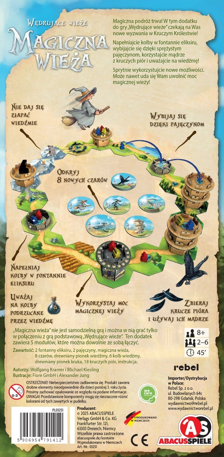 Rebel, Wędrujące wieże: Magiczna wieża, dodatek do gry