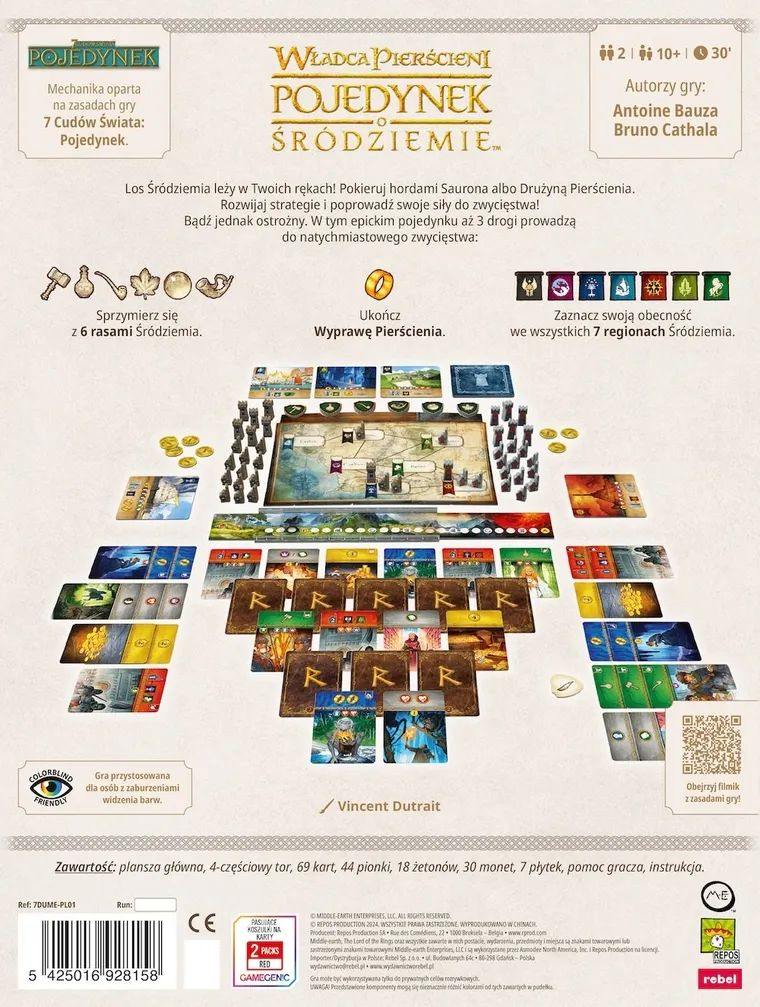 Rebel, Władca Pierścieni: Pojedynek o Śródziemie, gra strategiczna