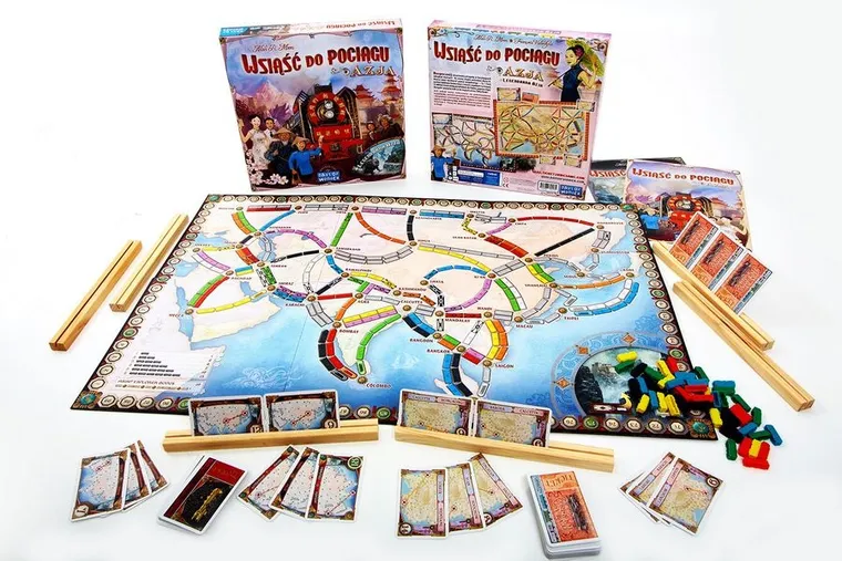 Rebel, Wsiąść do Pociągu: Azja, dodatek, gra familijna