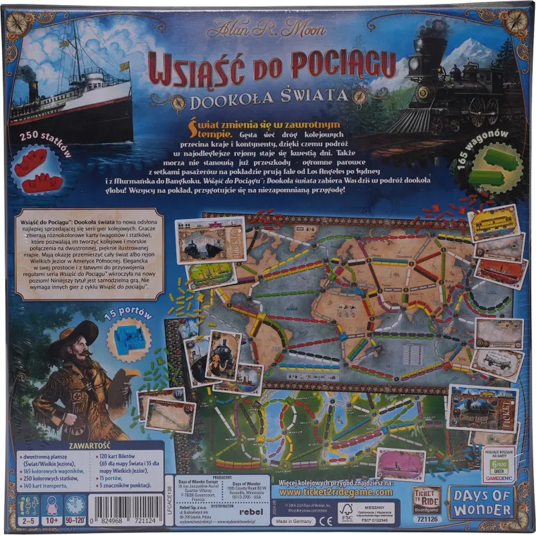 Rebel, Wsiąść do pociągu: Dookoła świata, gra familijna