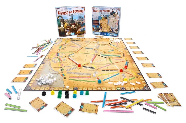 Rebel, Wsiąść do Pociągu: Francja i Dziki Zachód, dodatek, gra familijna