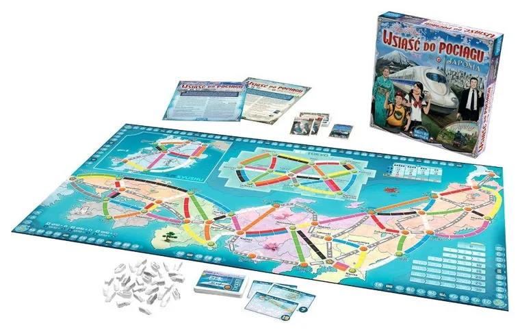 Rebel, Wsiąść do Pociągu: Kolekcja Map 7 - Japonia i Włochy, dodatek, gra familijna