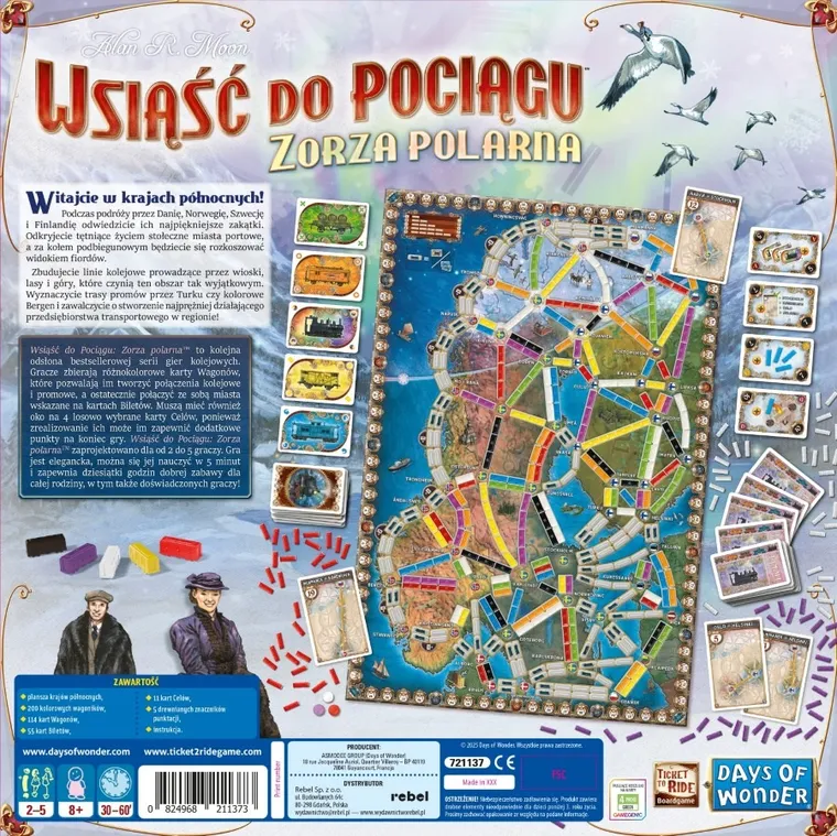 Rebel, Wsiąść do Pociągu: Zorza polarna, gra familijna
