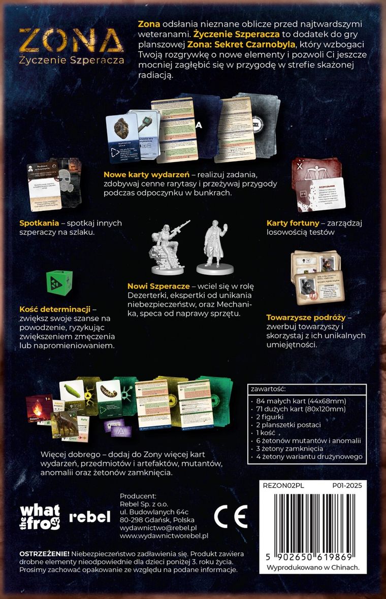 Rebel, Zona: Życzenie Szperacza, dodatek do gry