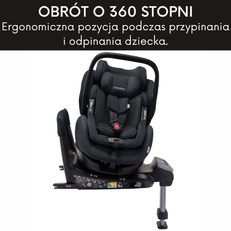 Recaro, Salia Elite, I-Size, fotelik samochodowy, 0-18 kg, Select Night Black