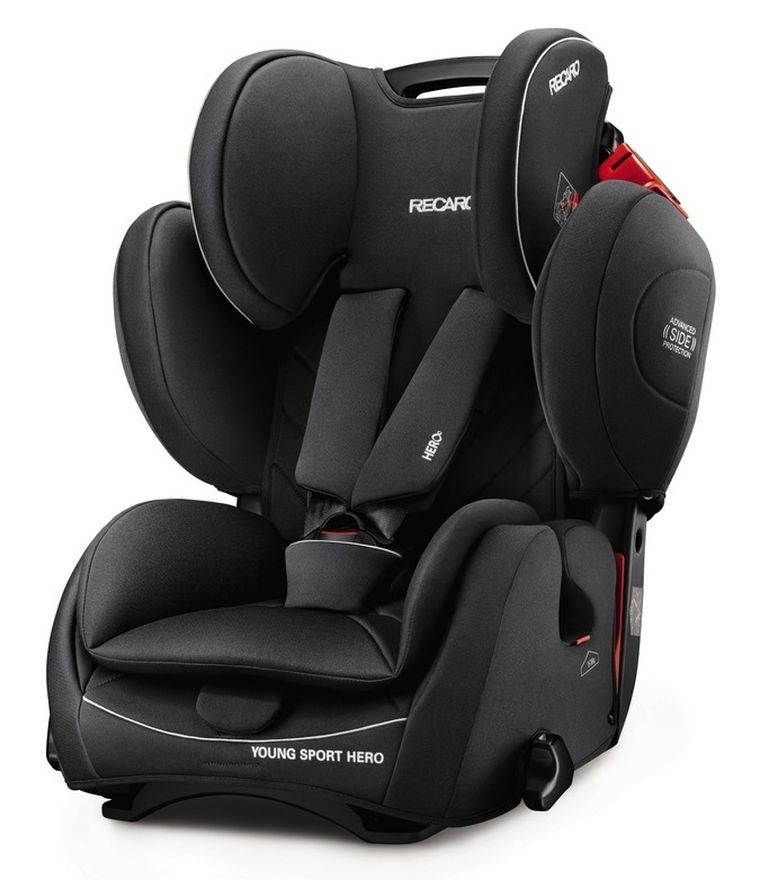 Recaro, Young Sport Hero, fotelik samochodowy, 9-36 kg, Performance black