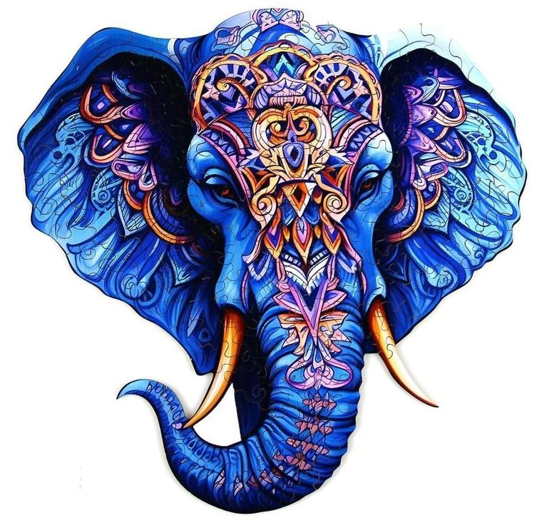 Recent Toys, słoń, puzzle drewniane, 174 elementy