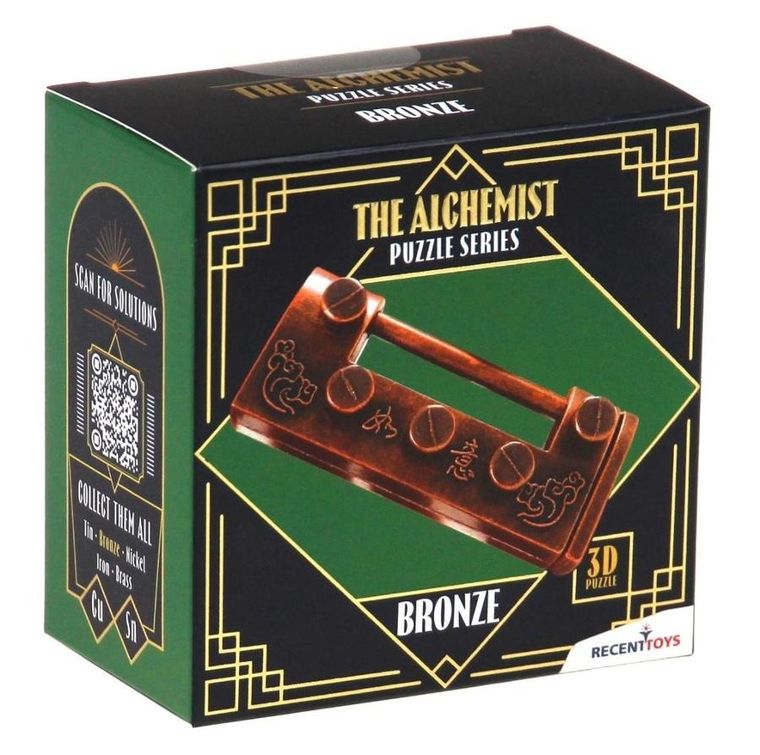 Recent Toys, The Alchemist Puzzles, Bronze, łamigłówka
