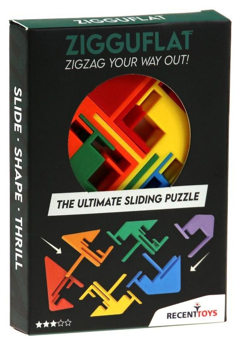 Recent Toys, Zigguflat, łamigłówka, poziom 3/5