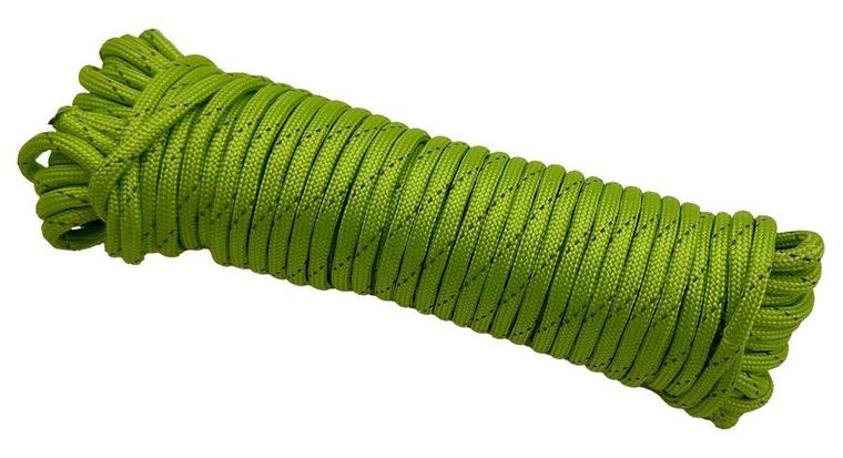 Redcliffs, linka turystyczna, odblaskowa, zielona, 15m