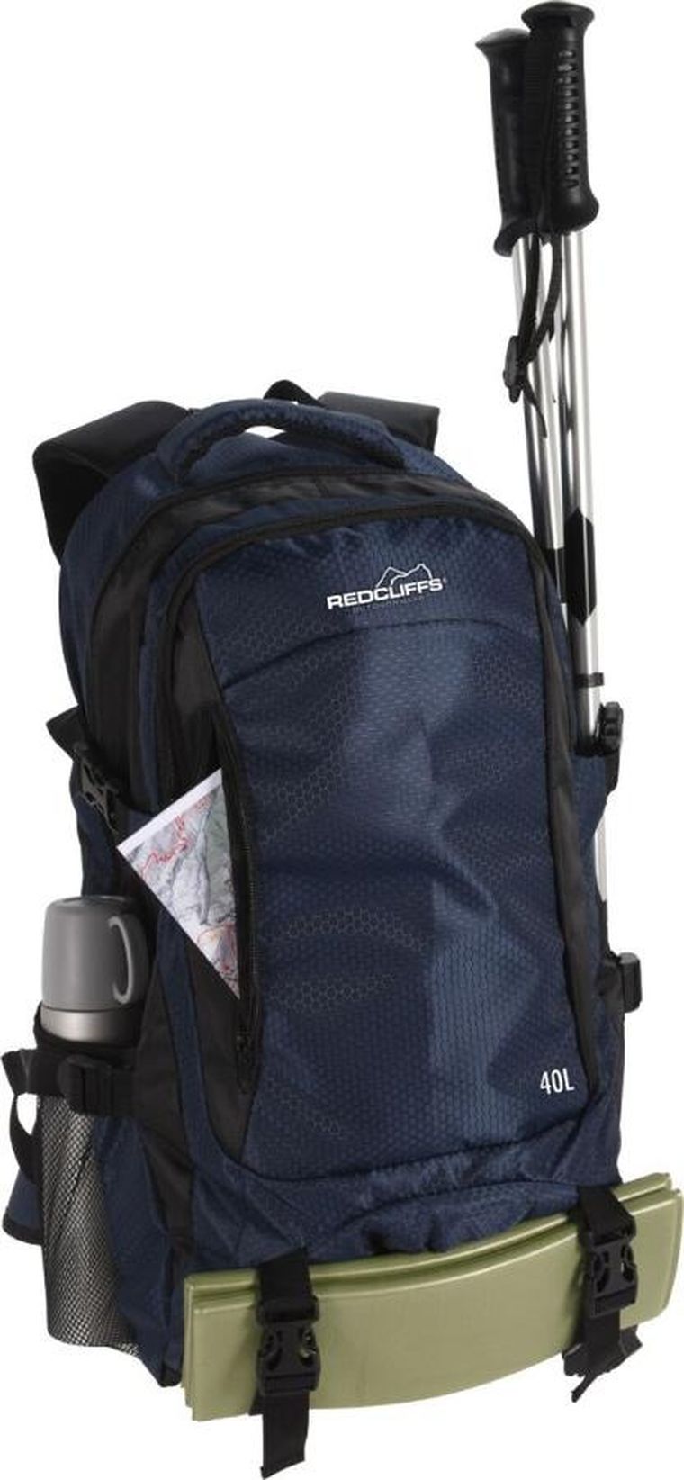 Redcliffs, plecak turystyczny, trekingowy, niebieski, 40l