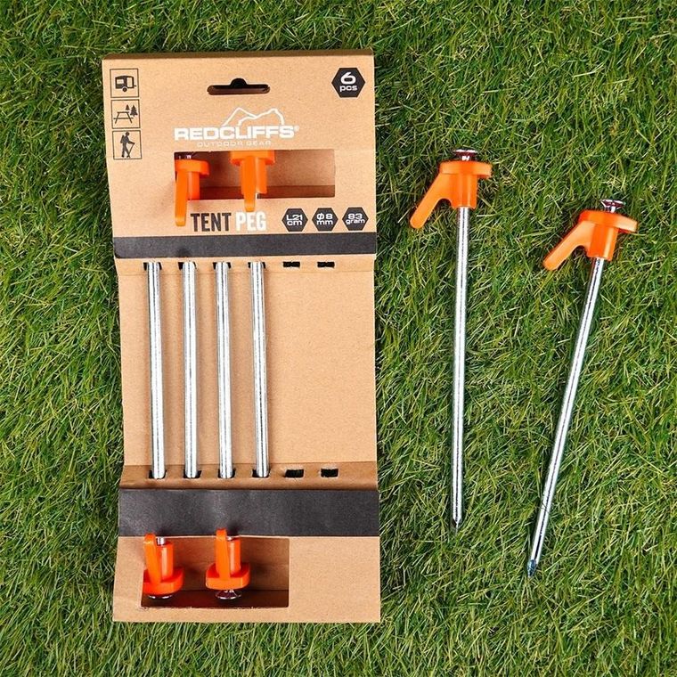 RedCliffs, śledzie do namiotu, 21 cm, 6 szt.