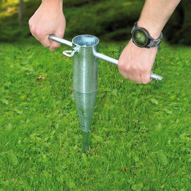 RedCliffs, stojak wkręcany do parasola ogrodowego, metalowy
