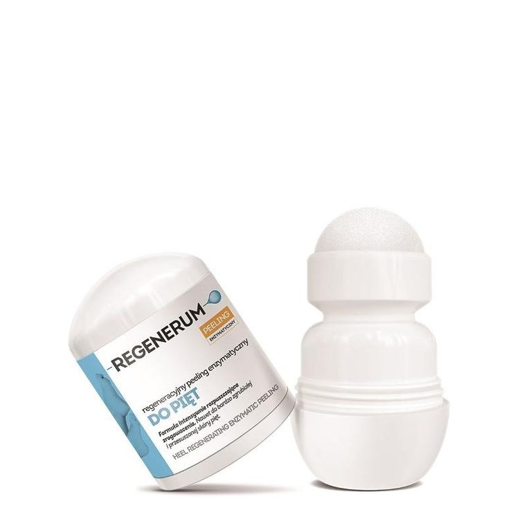 Regenerum, regeneracyjny peeling enzymatyczny do stóp w żelu roll-on, 50 ml