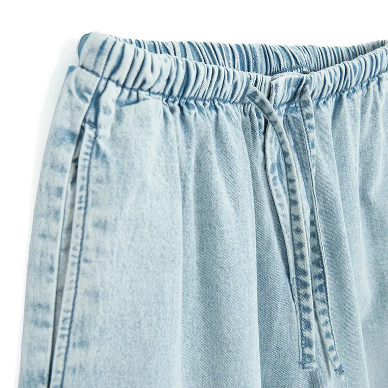 Regulowane spodnie wide leg z gumką Cool Club