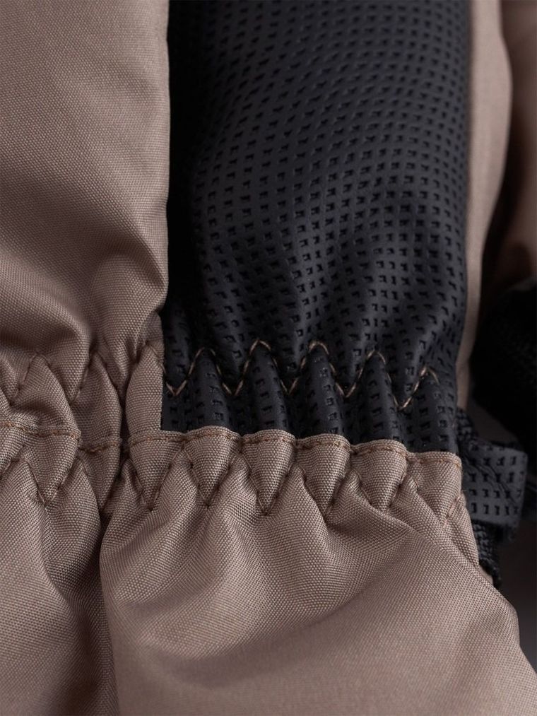 Rękawiczki damskie, beżowe, 4F