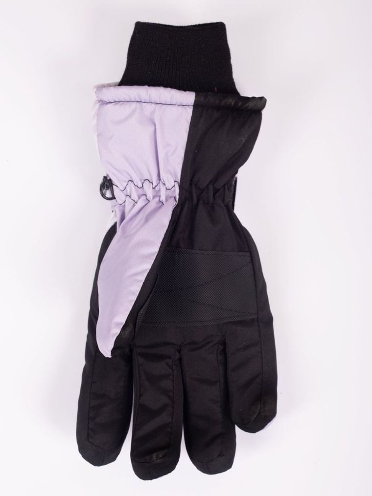 Rękawiczki narciarskie damskie, fioletowe, Yoclub