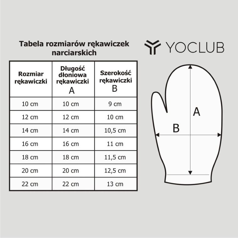 Rękawiczki narciarskie dziewczęce, granatowe, Yoclub