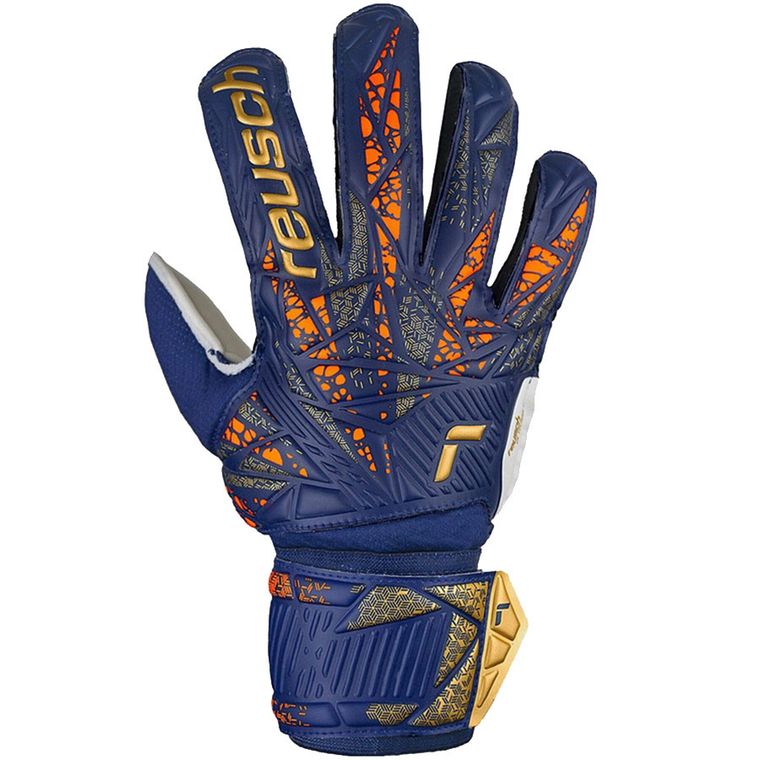 Reusch, rękawice piłkarskie, Attrakt Infinity Solid Junior 54 72 515 4410, rozmiar 7.5
