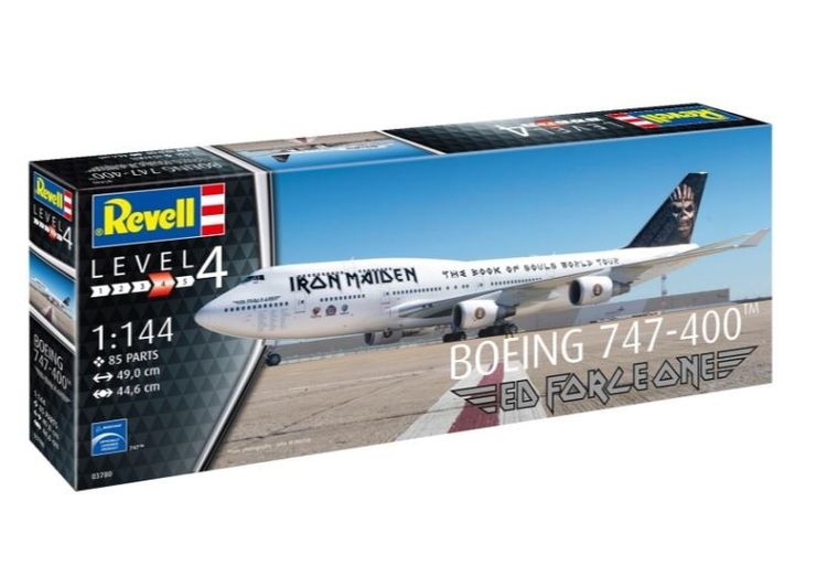 Revell, Boeing 747-400 ED Forceone, model do składania, 1:144