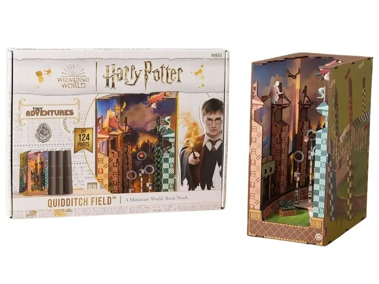 Revell, Book Nooks, Harry Potter, Boisko Quidditch, miniaturowy świat, diorama, 124 elementy