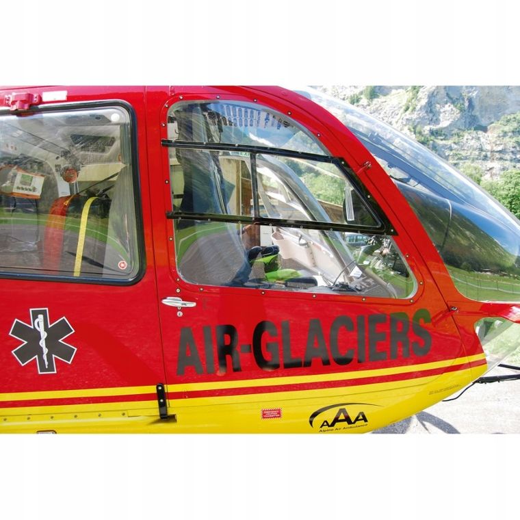 Revell, EC135 Air-Glaciers, helikopter ratunkowy do sklejania, 1:72