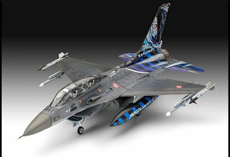 Revell, F-16D Fighting Falcon, zestaw z akcesoriami, 1:72